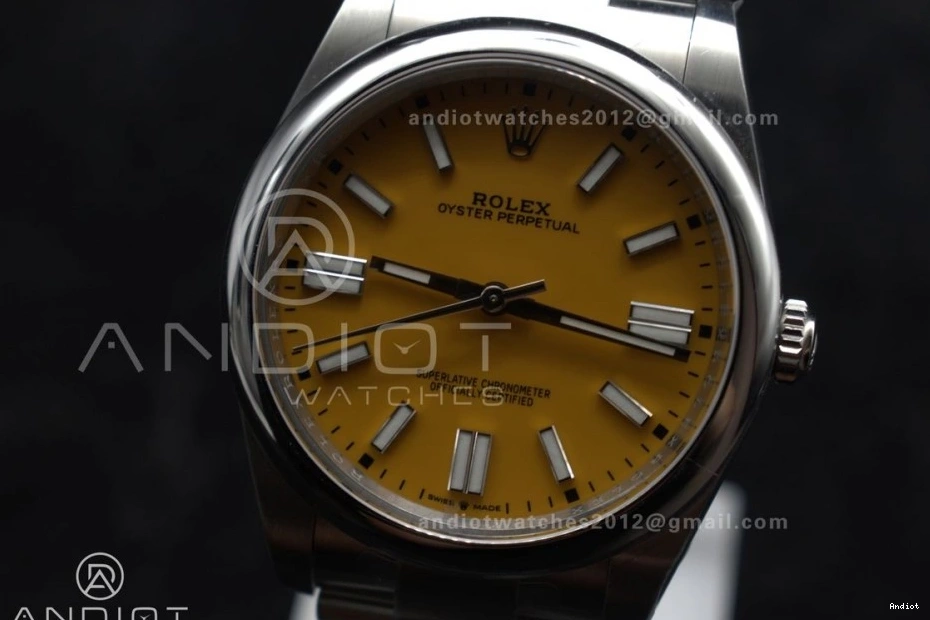 Oyster Dial 1:1 41mm 124300 Clean Best Edition 904L Yellow Steel MultiPurpose 937 VR Perpetual 0718